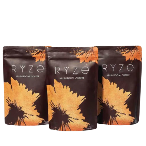 RYZE Mushroom Coffee  - Pack of 3 - 30 Servings